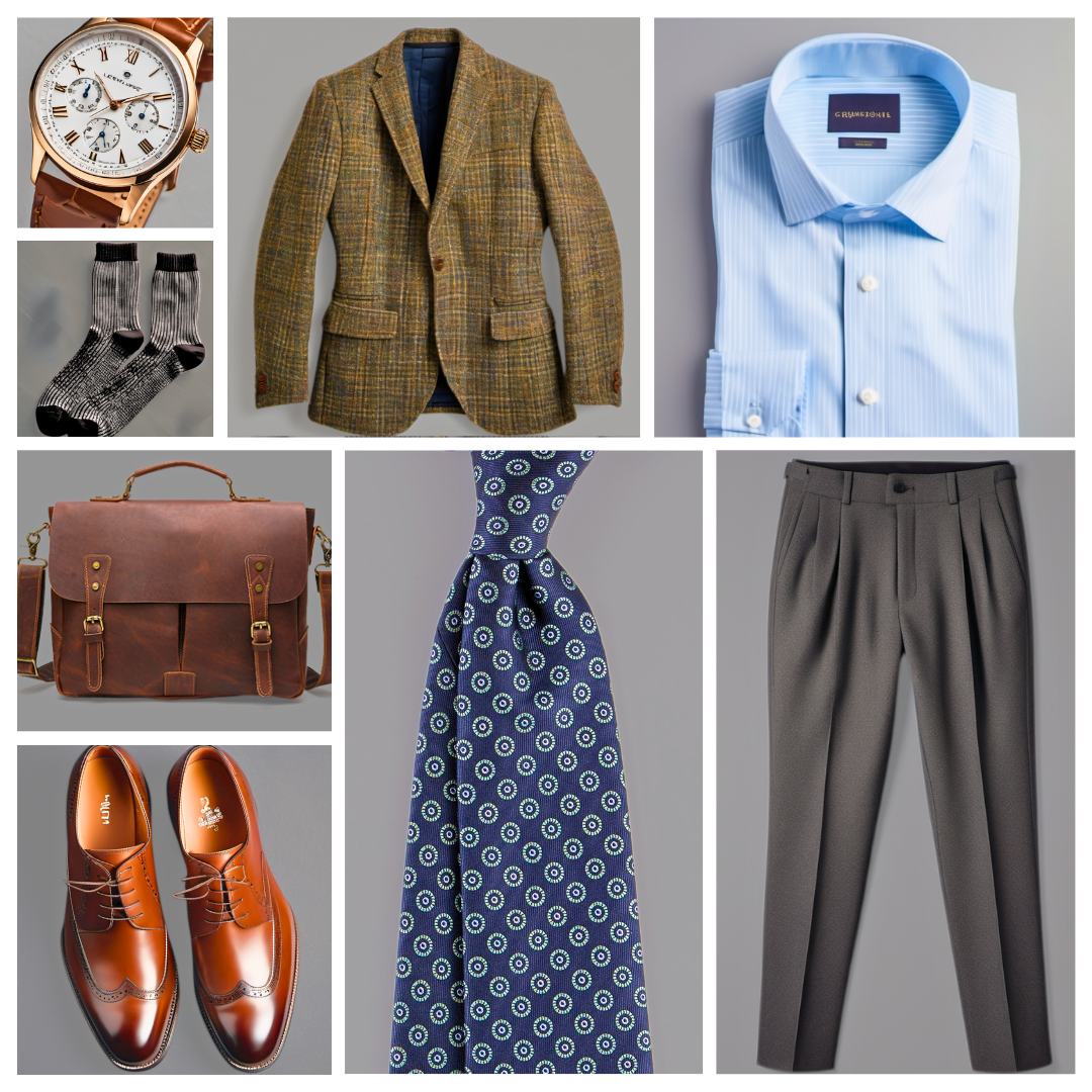 Dark Grey Eylets | Classic Micropattern Necktie