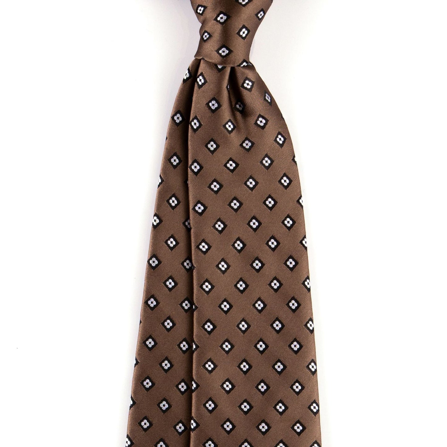 Brown Diamonds | Classic Micropattern Necktie